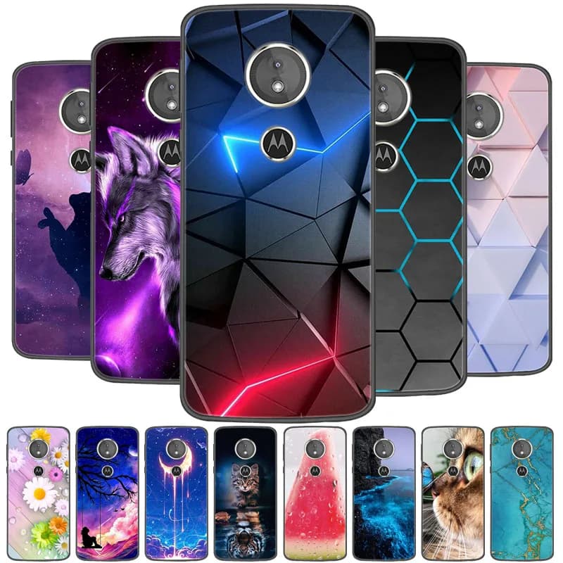 Capa de Silicone Macia e Fofa para Moto G7 Play, Capa Protetora TPU para Motorola Moto G7 Power, Capa para Moto G7 Play G7 Power