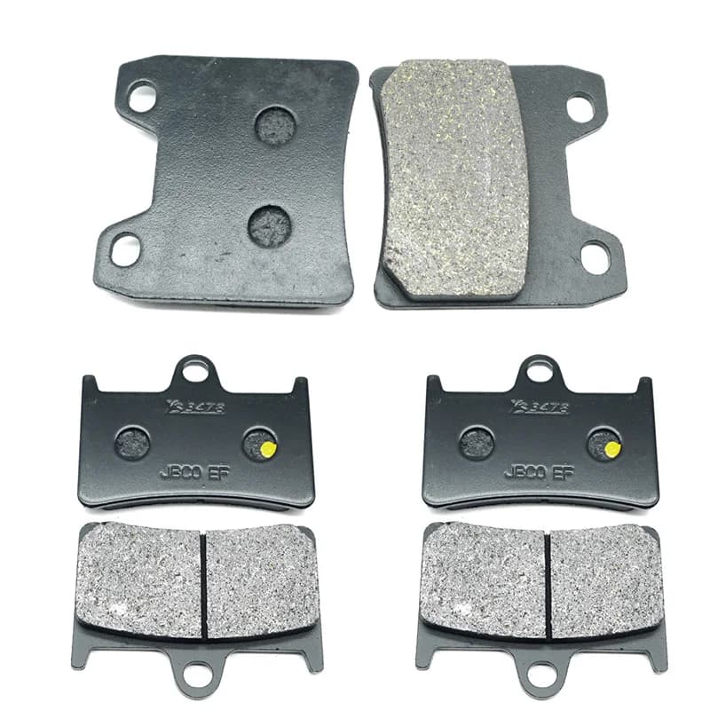 Para yamaha fazer fz1 fzs1000 2001-2015 xjr1300 2002-2017 xjr1300c 15-19 fz fzs xjr 1 1000 1300 c dianteiro & traseiro pastilhas de freio kit conjunto