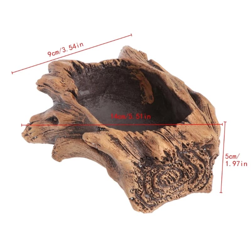 Plantadeira de cimento imitando flor com detalhes em espiral, medidas de 9cm x 5.54in, ideal para plantas suculentas e bonsai.