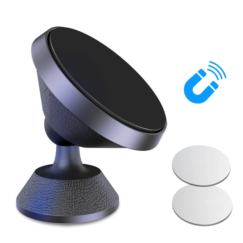 Suporte magnético universal para celular com base de metal e discos magnéticos