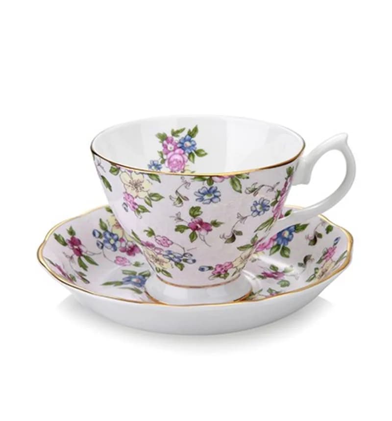 Conjunto de xícara e descanso de café, xícara de café estilo britânico real, caneca para casal, 170ml, cerâmica, xícara e pires de chá e porcelana avançada para presente