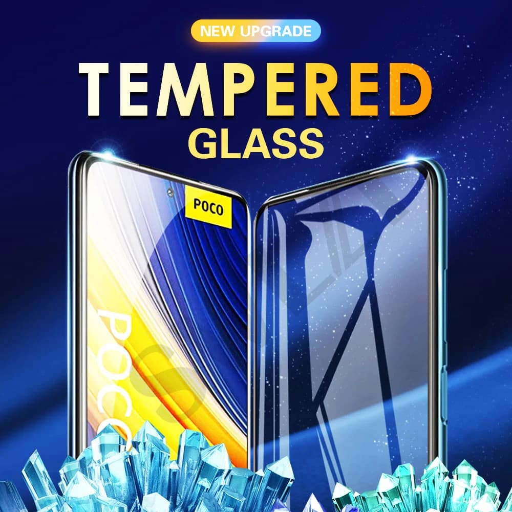 Protetor de tela de vidro temperado anti-impressão digital para smartphones