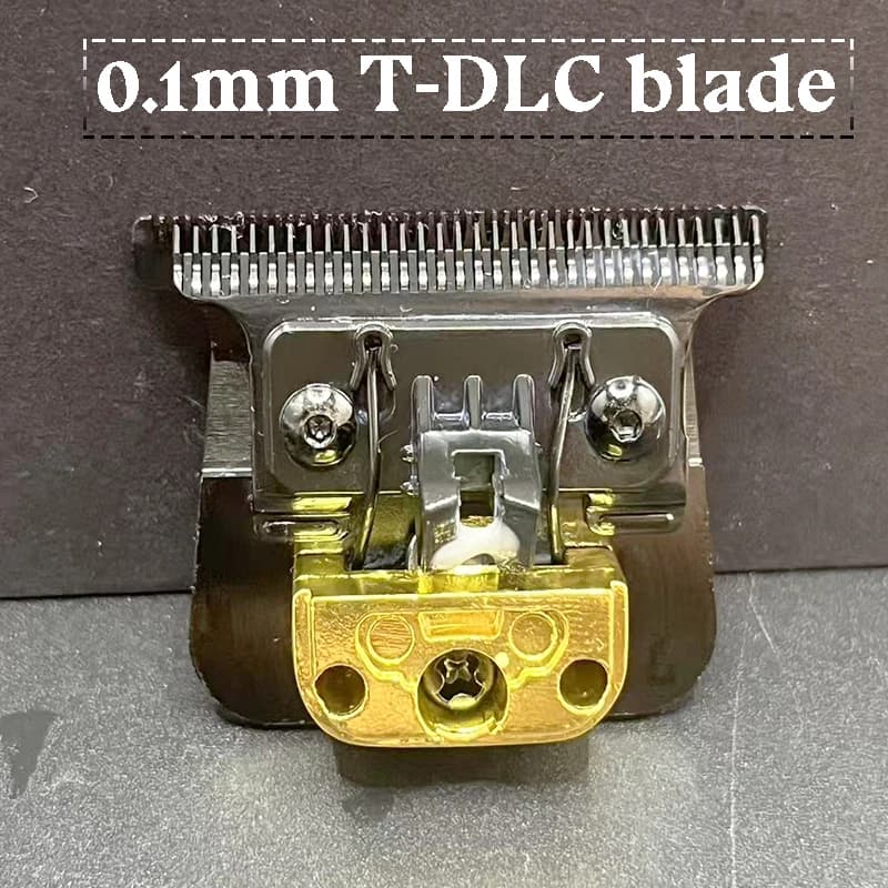 Lâmina T-DLC 0.1mm para aparador de pelos Jucai PRO FX707G2 em aço carbono com titânio