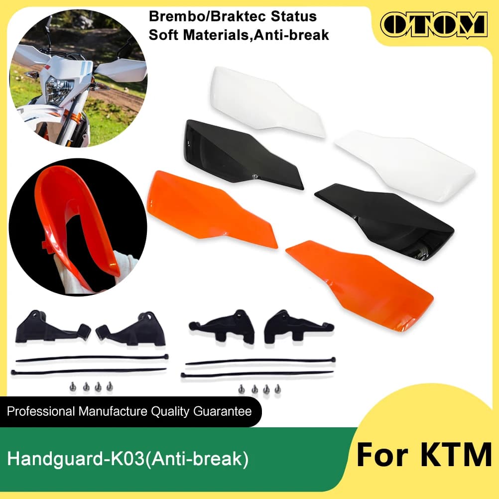 Otom 2024 motocicleta handguard guiador enduro protetor mão guardas para brembo braktec freio hidráulico embreagem exc excf fc fe