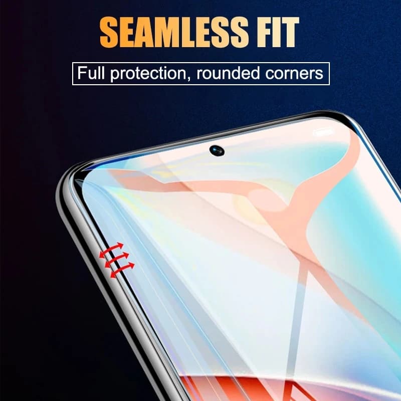Película protetora para Xiaomi Poco com encaixe perfeito e cantos arredondados para proteção total