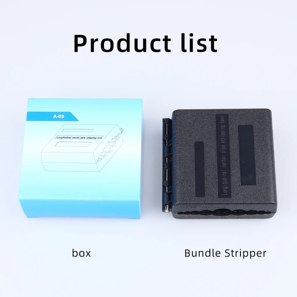 Talhadeira preta para tubo de fibra óptica Easy Fiber com embalagem azul inclusa