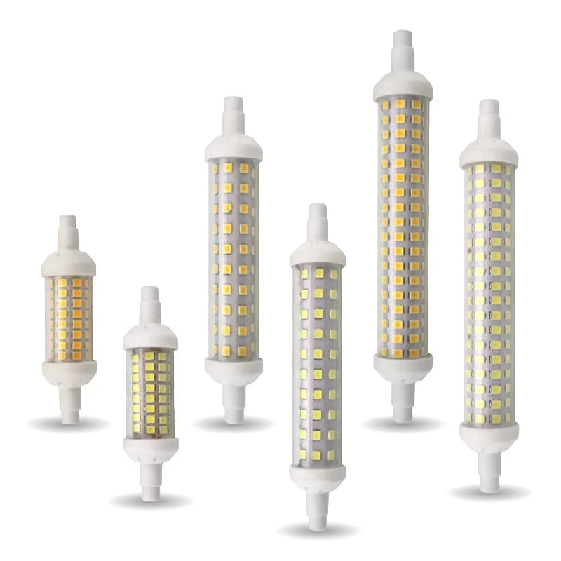 R7s holofote lâmpadas led smd 2835 78mm 118mm 135mm 10w 15w 20w lâmpada led 220v economia de energia substituir luz halógena