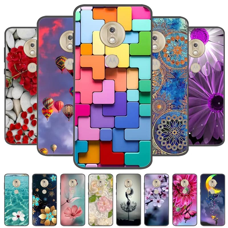 Capa Protetora Antichoque de Silicone para Motorola Moto G7 Play / G7 Power - Fundas Bumper Coque