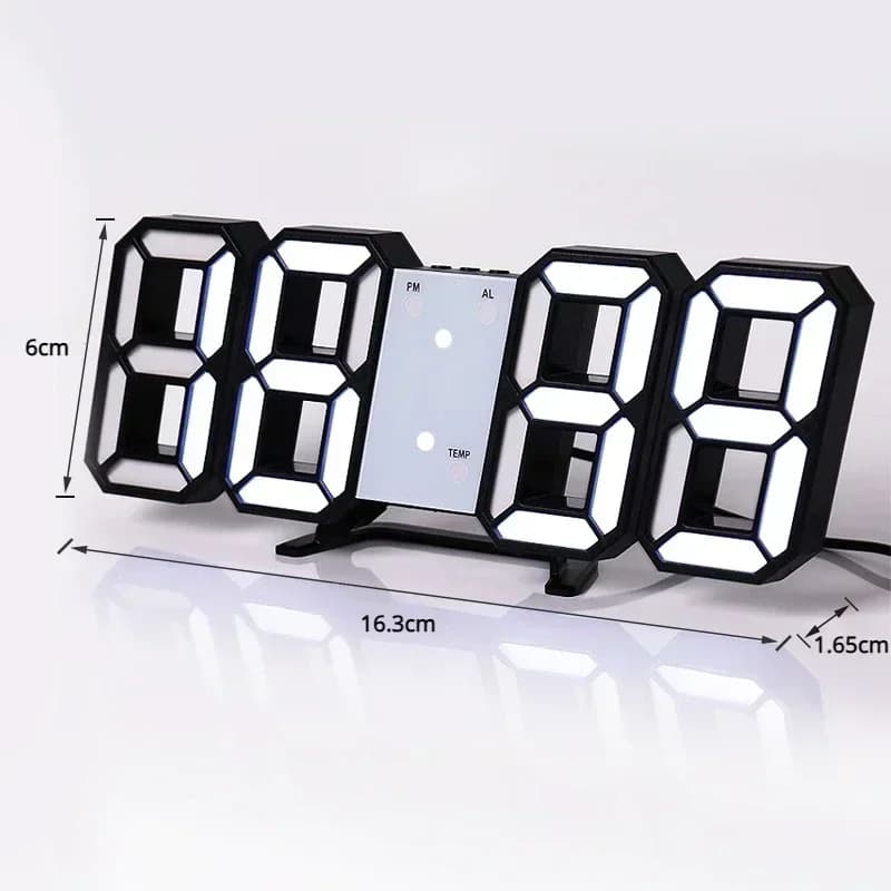 3d led relógio digital decoração de parede brilho modo noturno decoração para o quarto relógio eletrônico ajustável decoração do quarto estética