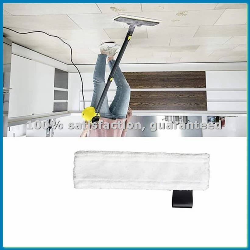 Aspirador de pó elétrico com pano de limpeza branco para cozinha