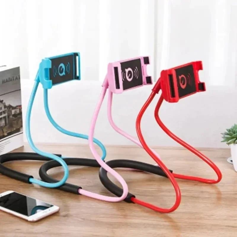 Novo Suporte de Pescoço Flexível para Celular e Tablet (iPhone, Huawei, Xiaomi) - Suporte de Pescoço para Celular e Tablet