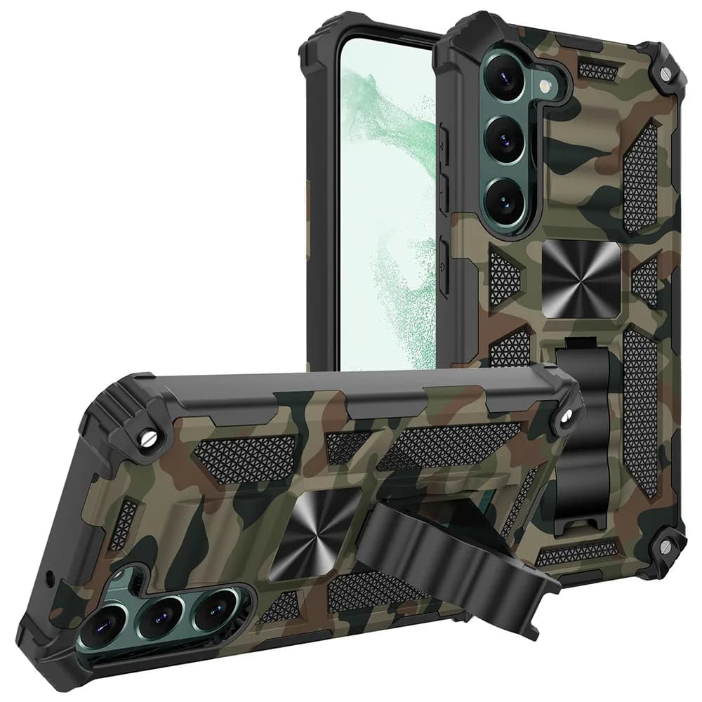 Capa de proteção camuflada à prova de choque para smartphone