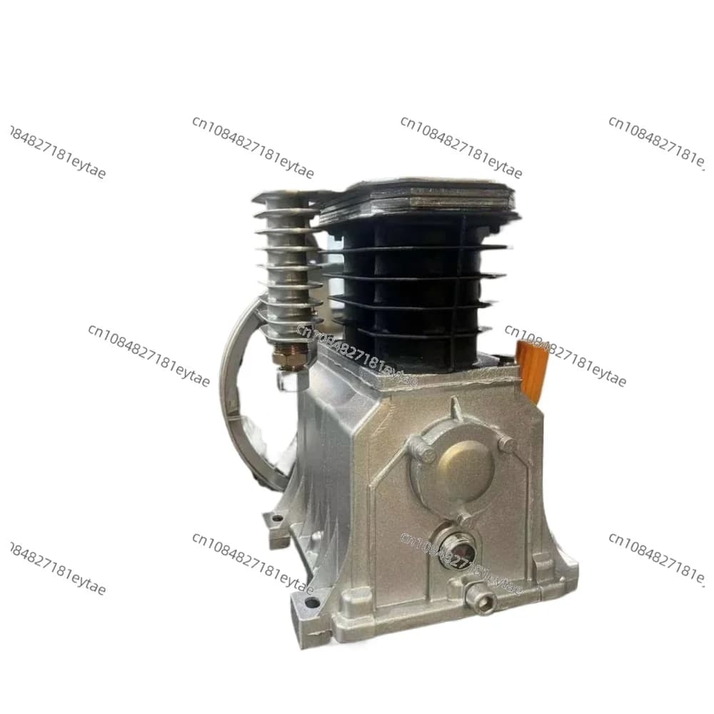 Bomba de ar industrial de alta pressão 5.5HP 8BAR, alumínio, prata e preto