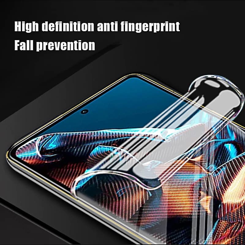 Protetor de tela transparente hidrogel full cover 4 em 1 para smartphones Xiaomi