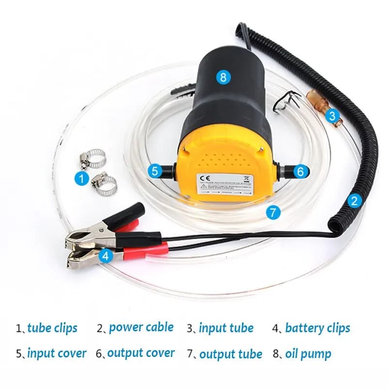 Bomba De óleo Do Motor Do Carro Elétrico, Extrator De Cais De Fluido Diesel, Sucção De Transferência De Combustível, Barco, Moto, 12V