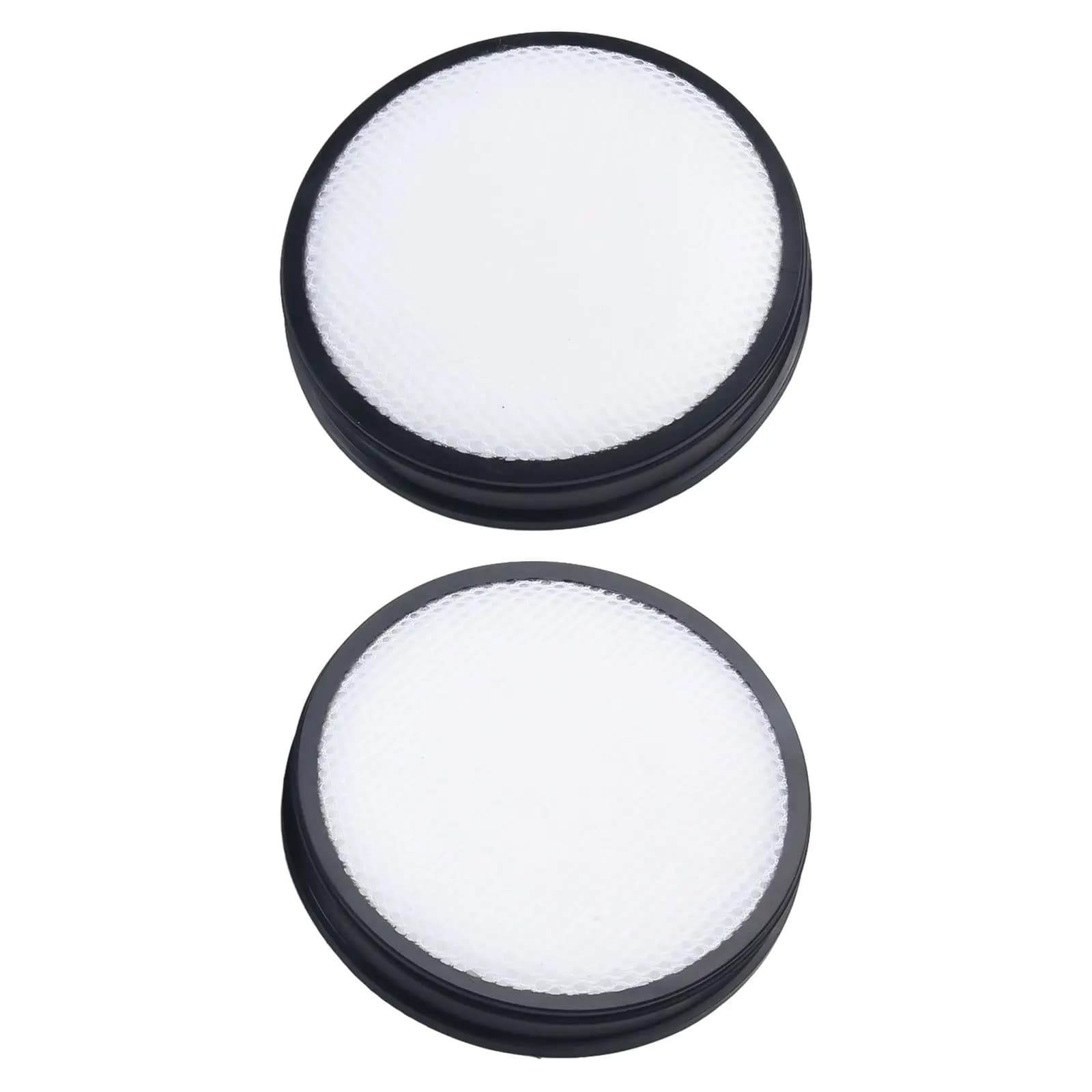 Filtros redondos branco e preto para aspirador Inse I5 V70 kit com 2 unidades