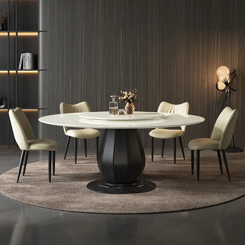 Mesa de Jantar Redonda de Mármore, Cadeiras para Café, Restaurante, Cozinha, Salão, Mesa de Jantar, Lounge, Economia de Espaço, Mesas de Jantar, Móveis para Casa