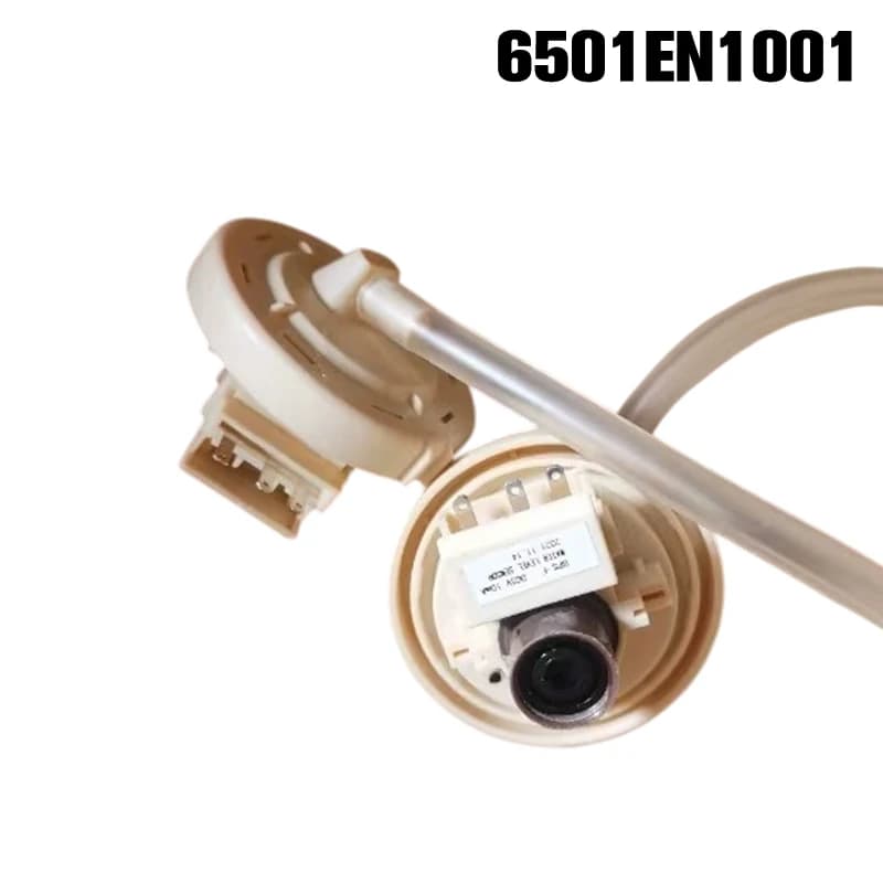 Sensor de nível de água para máquina de lavar LG com tubo transparente e lente preta