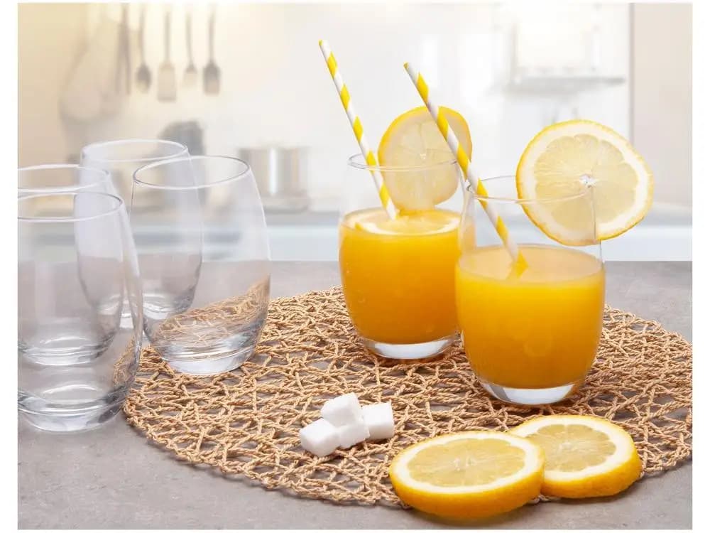 Jogo de copos de vidro transparentes 6 peças 465ml Nadir