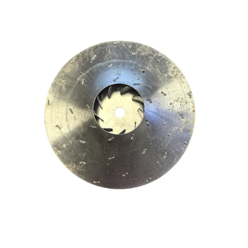 Lâmina de ventilador de motor de alumínio com 9 lâminas, diâmetro 112mm, furo 8mm
