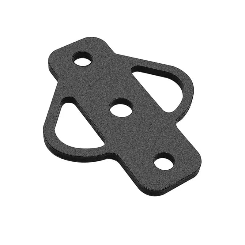 Adaptador de engate de reboque preto para ATV com suporte de bola plana em metal resistente