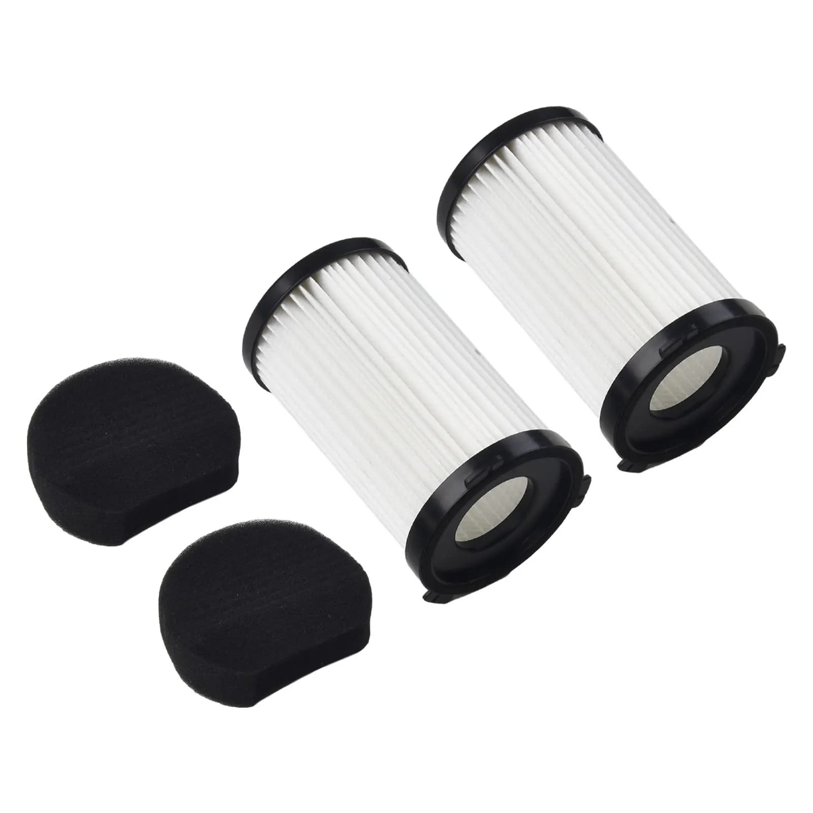 Kit filtro para aspirador de pó Clatronic BS 1306N e BS 1948 CB com 2 peças branco e preto
