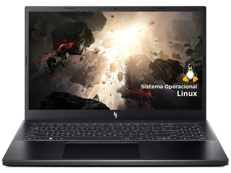 Notebook Gamer Acer Nitro V15 Intel Core i5 512GB SSD 16GB RAM 15,6" Full HD 144Hz IPS RTX 3050 6GB ANV15-51-582R