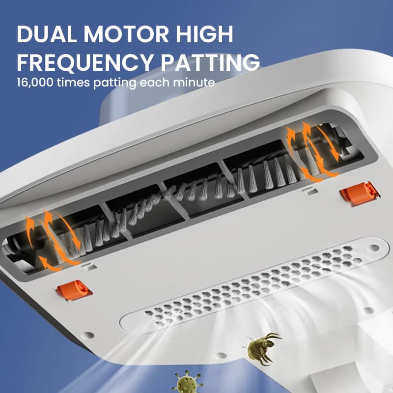 Aspirador de pó duplo motor com tecnologia UV-C e 15000Pa de sucção
