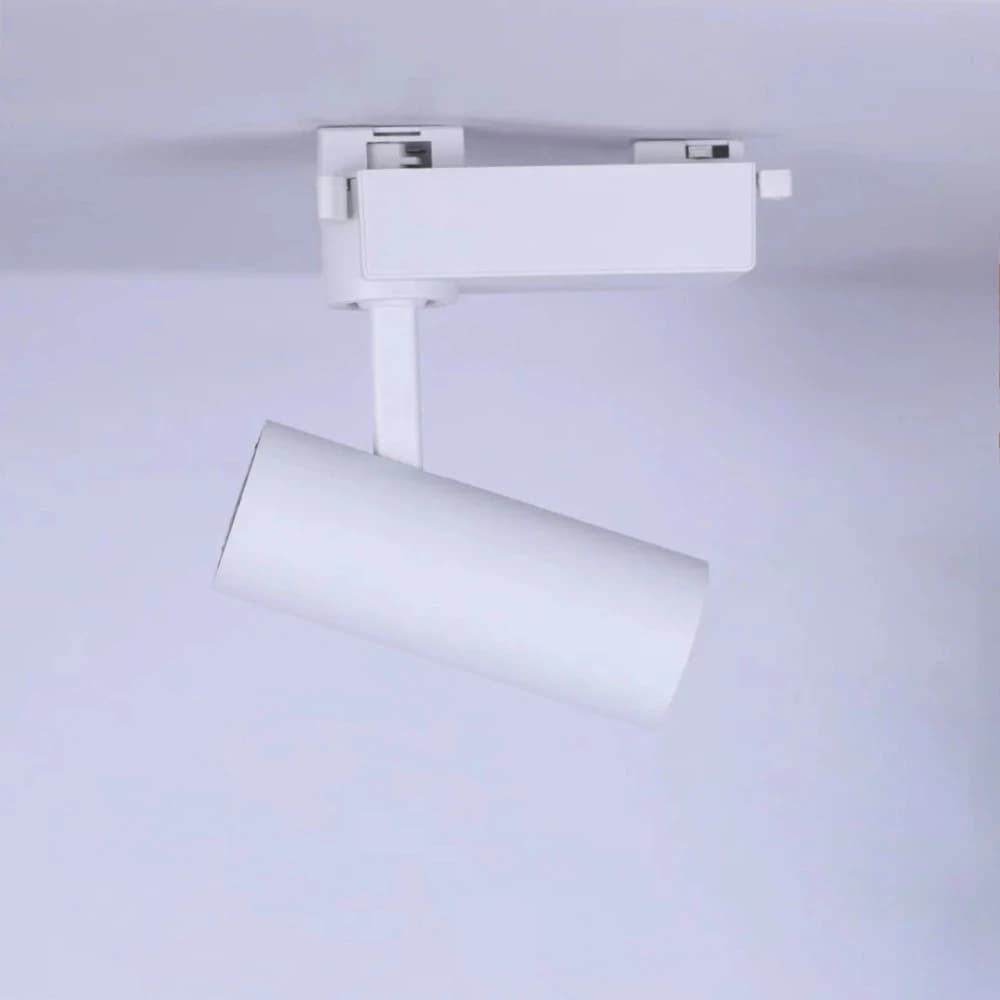 Luz de teto LED branca JOYINLED spotlight COB dobrável para trilho com design moderno