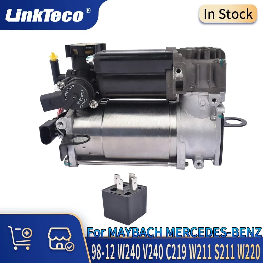Kit de bomba de compressor de suspensão a ar para Mercedes-Benz, compatível com vários modelos.