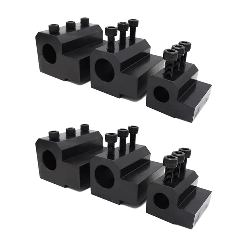Conjunto de suportes de ferramenta SBHA pretos para torno CNC com absorção de choque e parafusos para hastes variadas
