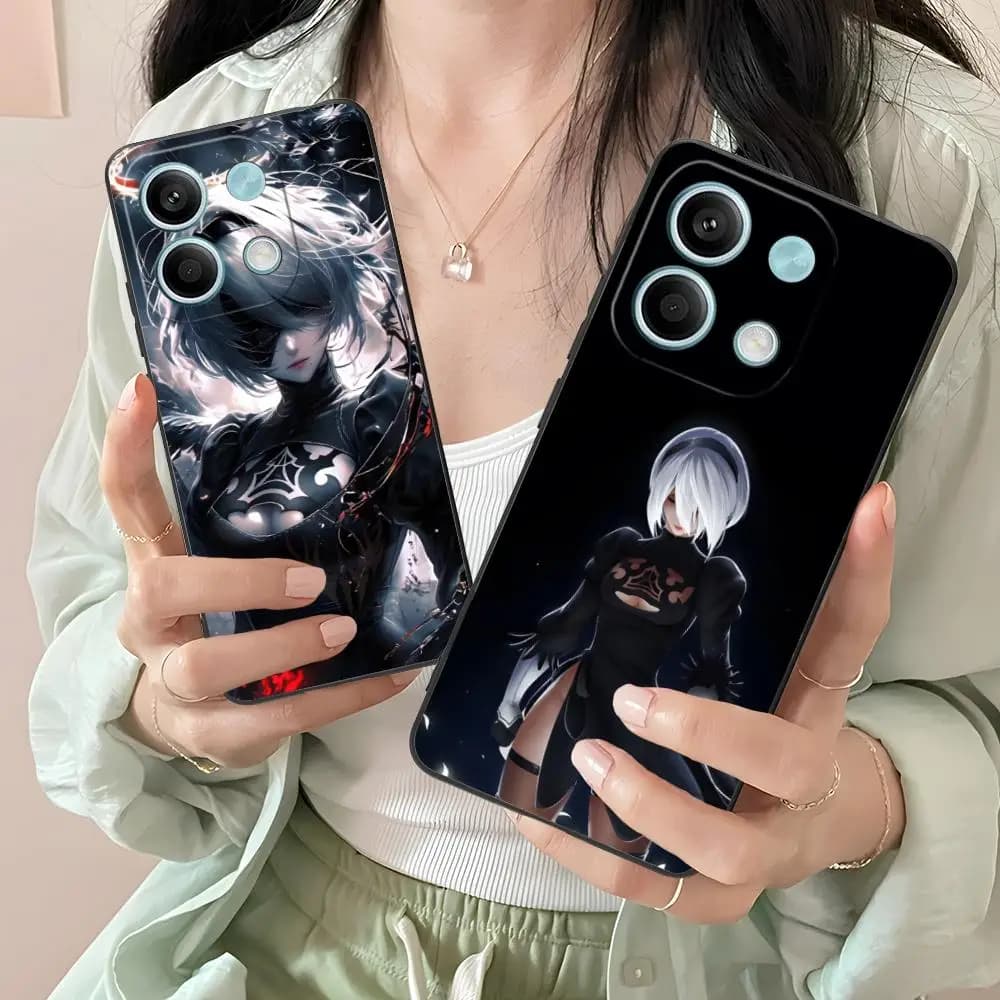 Capa de telefone Nier 2B Automata para Xiaomi Redmi Note 14, 13, 12, 11, A5, 3, 2, 1 Pro Plus 4G 5G