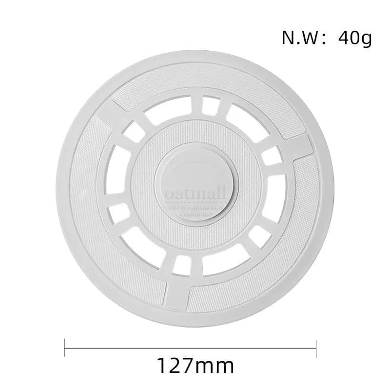 Suporte plástico branco para pano de limpeza Xiaomi OMNI B101CN com 127mm de diâmetro