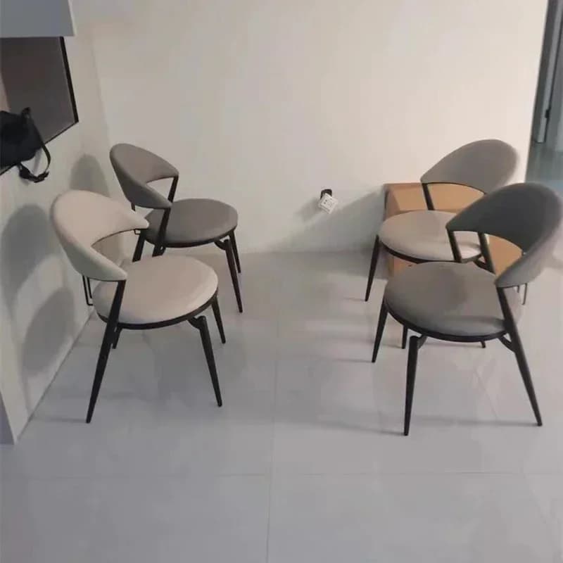 Cadeiras de Jantar, Cadeira Rosa para Sala, Móveis, Poltrona de Lounge, Banquetas Altas Dobráveis para Cozinha, Conjunto Dobrável, Conjuntos Individuais Macios
