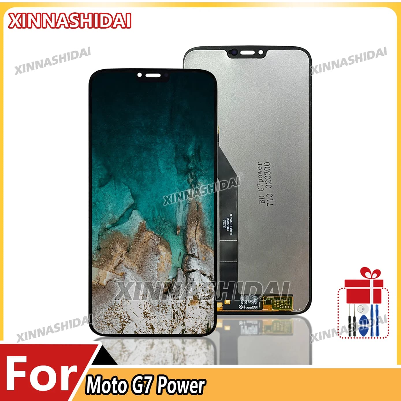 6.2 "novo para motorola moto g7 power xt1955 XT1955-4 display lcd tela de toque digitador assembléia substituição