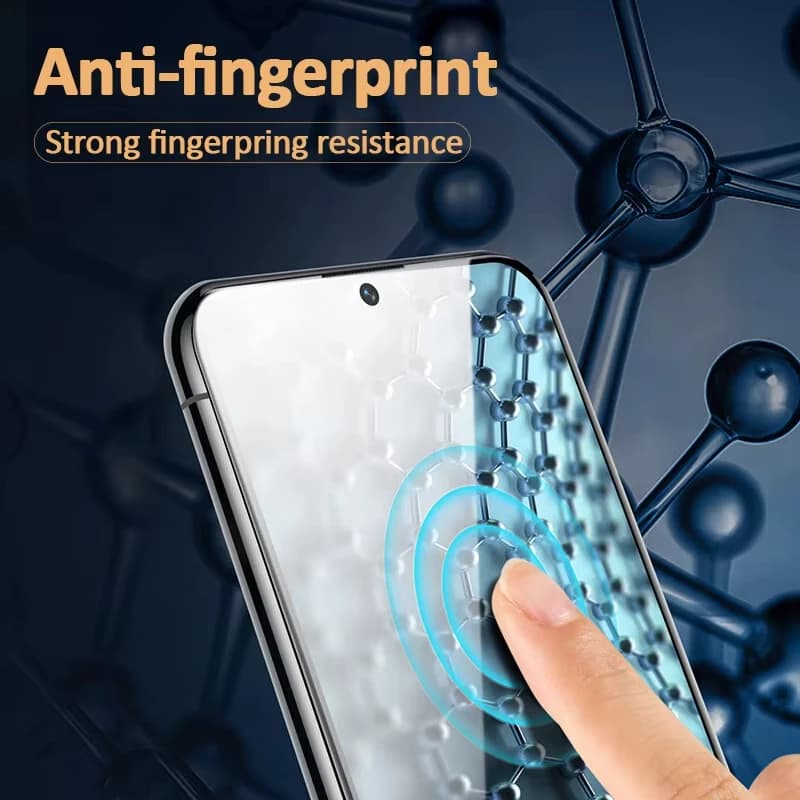 Protetor de tela Xiaomi Poco vidro temperado com resistência a digitais e toque anti-fingerprint