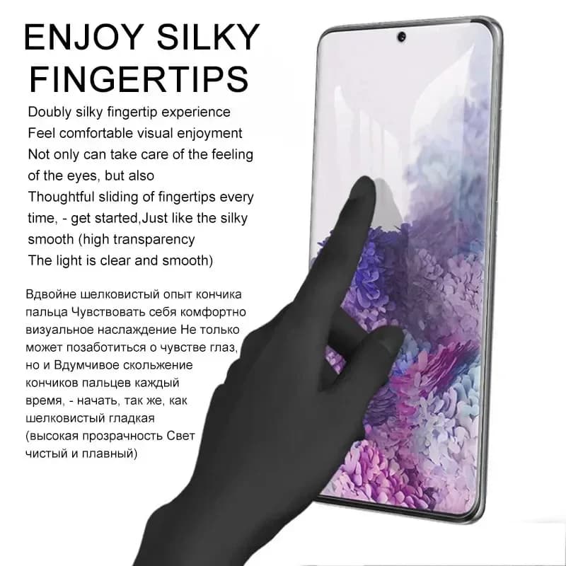 Película hidrogel transparente para Samsung Galaxy com toque suave e alta transparência para melhor experiência visual