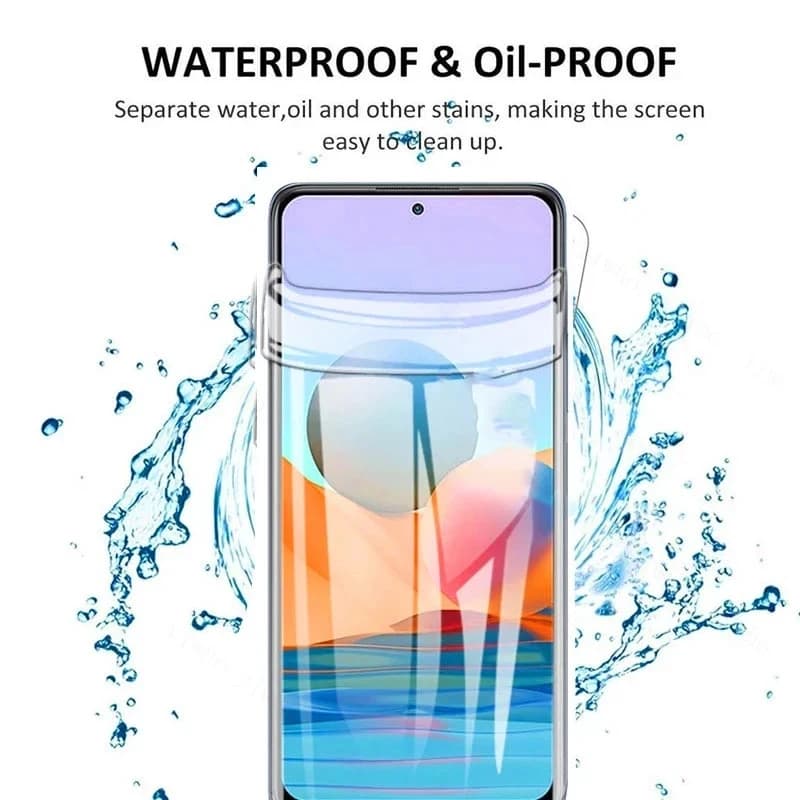 Película de hidrogel transparente para Motorola, 5 peças