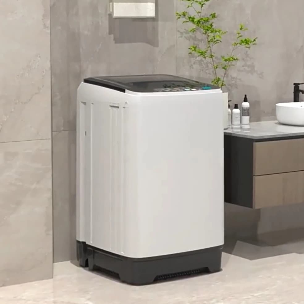 8kg 10kg compacto carga superior lavadora secadora totalmente automática pequena máquina de lavar doméstica para aluguel dormitório doméstico