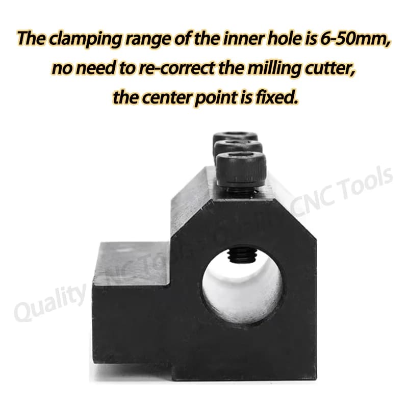 Suportes de ferramenta pretos 42CrMo para torno CNC, tamanhos 16mm, 20mm, 25mm, 30mm, 40mm