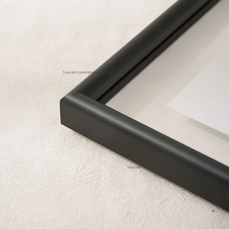 Liga de alumínio quadro transparente moderno simples pendurar uma parede amigos quadro acrílico nordic decoração casa porta retrato fypf