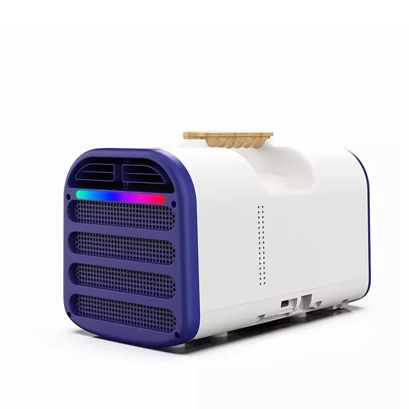 Ar condicionado portátil para carro, 12v/24v, para acampamento ao ar livre, compressor compacto, refrigerador portátil integrado, sem necessidade de instalação