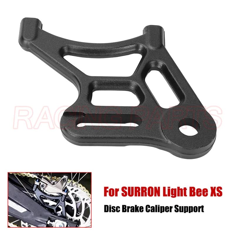 Suporte de freio a disco preto para motocicleta elétrica Surron Light Bee XS