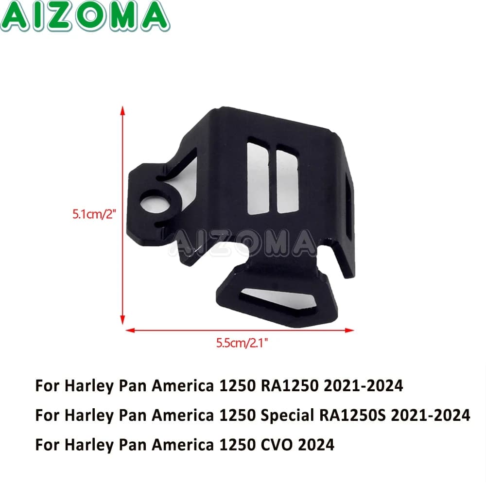 Para harley pan america 1250 1250 ra1250s ra1250 especial 21-24 motocicleta reservatório de fluido de freio traseiro guarda capa protetor de copo de óleo