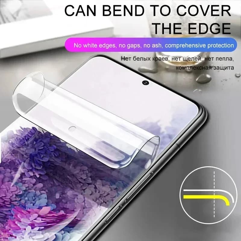 Película protetora de hidrogel transparente para tela de smartphone Samsung