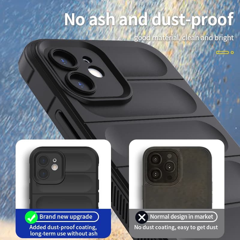Capa preta à prova de poeira para Motorola Moto G100 Pro com revestimento especial para evitar sujeira