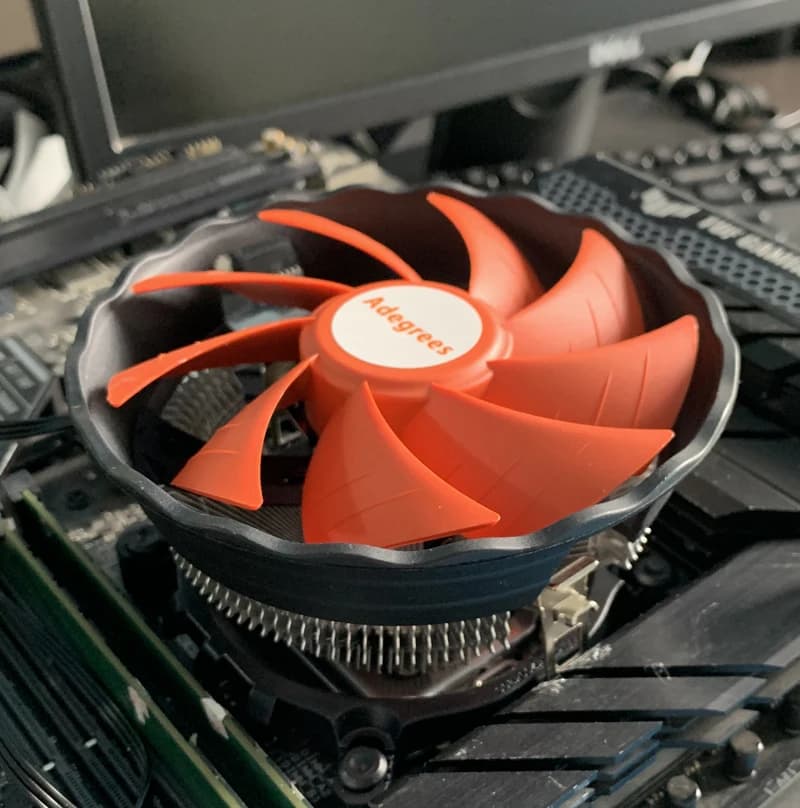 Ventilador do radiador do pc do refrigerador refrigerado a ar da cpu para intel lga 1151 1150 1155 1156 1700 1366 1200 x79 x99 2011 amd am3 am4 am5 am2