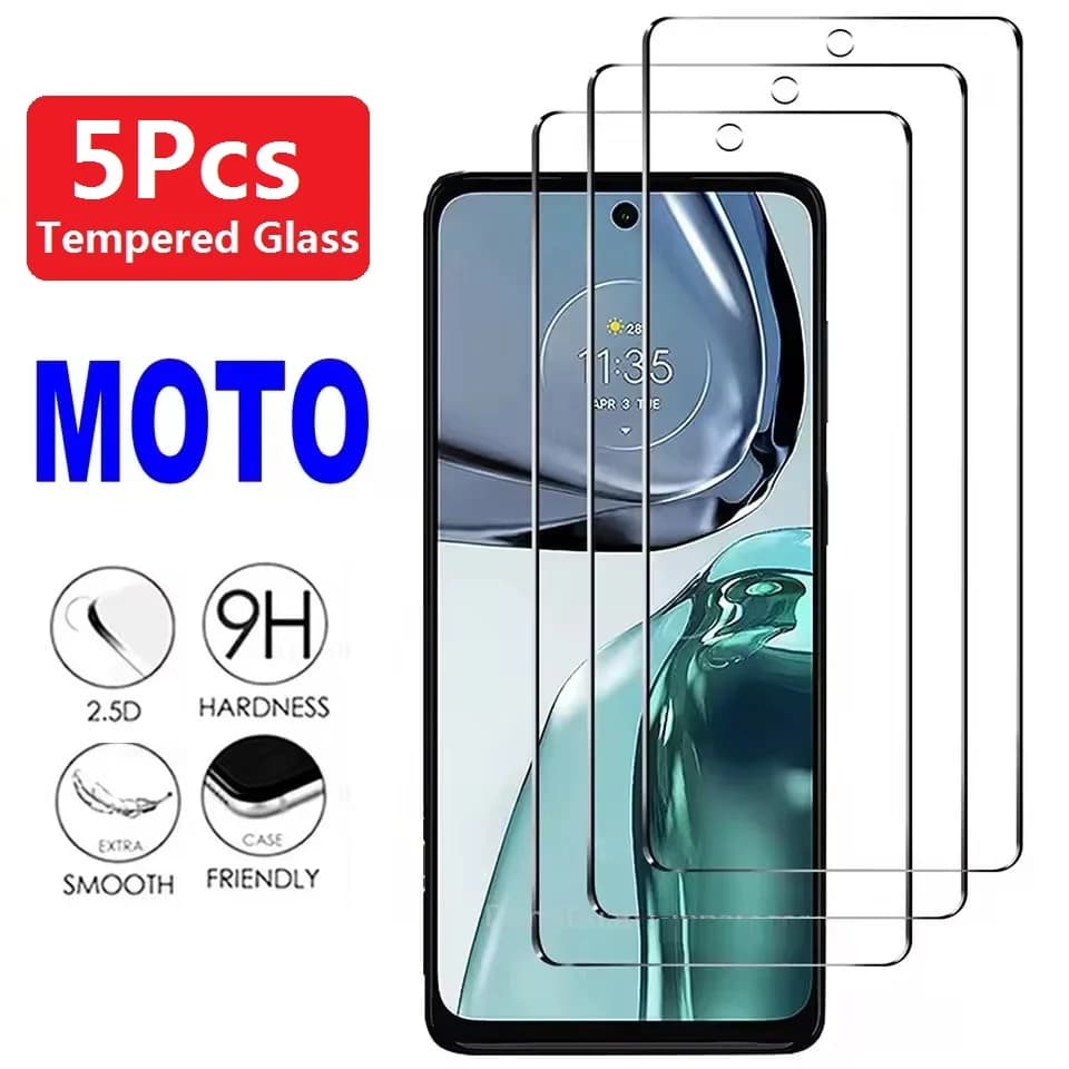 Protetores de tela HD de vidro temperado para Motorola Moto G86 G96 G100 Pro G56 G15 Power G05 G45 G75