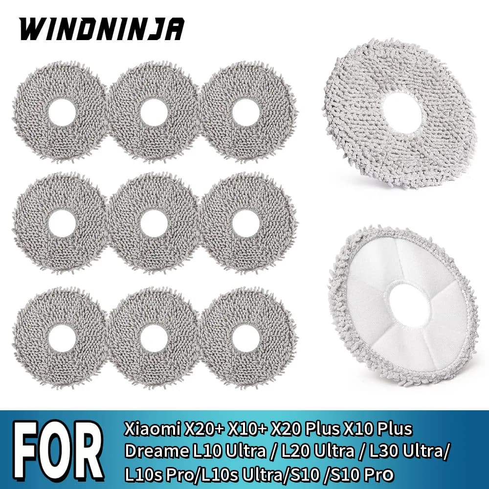 Set de panos de limpeza para aspirador robô Xiaomi e Dreame
