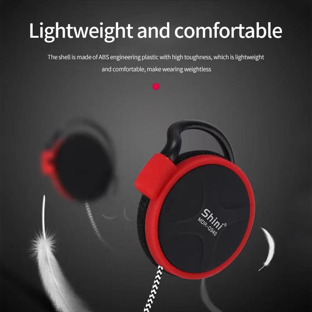 Original shini q940 3.5mm fones de ouvido estéreo baixo música fone gancho fone de ouvido para mp3/4 computador telefone móvel
